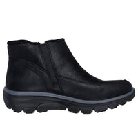 Skechers Womens Skechers Womens Black Easy Going Into Fall Ankle Boots - 168031
