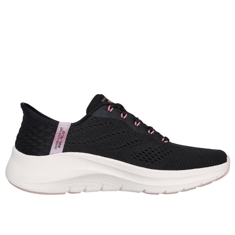 Skechers Womens Skechers Womens Black Slip-Ins Arch Fit 2.0 Easy Chic Fashion Trainer - 150066