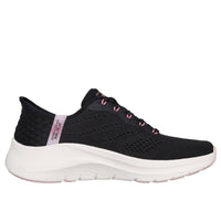 Skechers Womens Skechers Womens Black Slip-Ins Arch Fit 2.0 Easy Chic Fashion Trainer - 150066