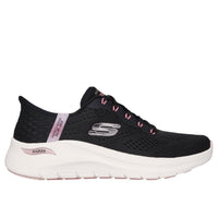 Skechers Womens Skechers Womens Black Slip-Ins Arch Fit 2.0 Easy Chic Fashion Trainer - 150066