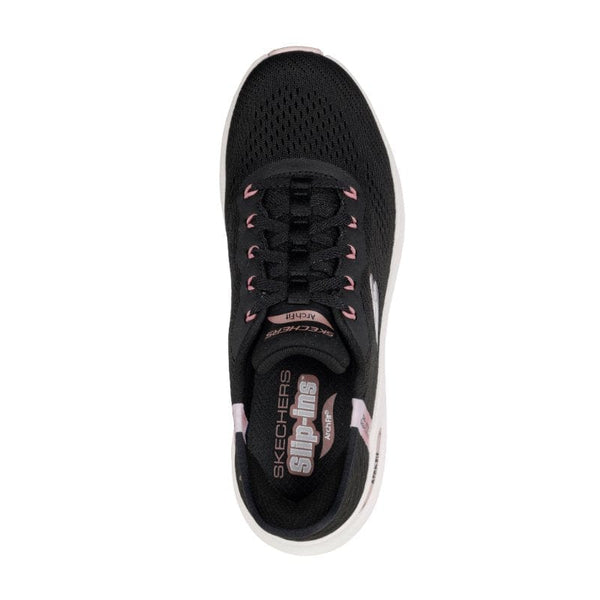 Skechers Womens Skechers Womens Black Slip-Ins Arch Fit 2.0 Easy Chic Fashion Trainer - 150066