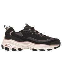 Skechers Womens Skechers Womens Black Slip-ins D'Lites Chrome Wave Fashion Trainer - 150873