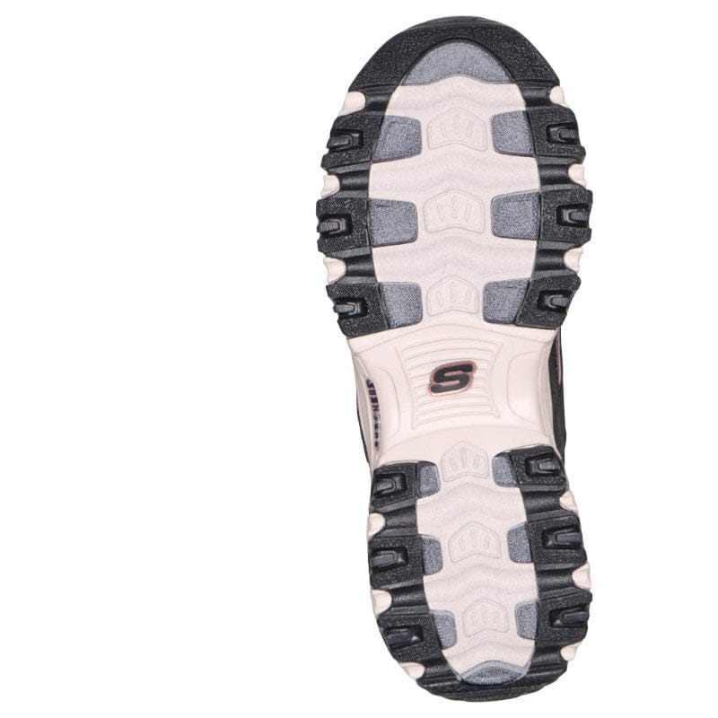 Skechers Womens Skechers Womens Black Slip-ins D'Lites Chrome Wave Fashion Trainer - 150873