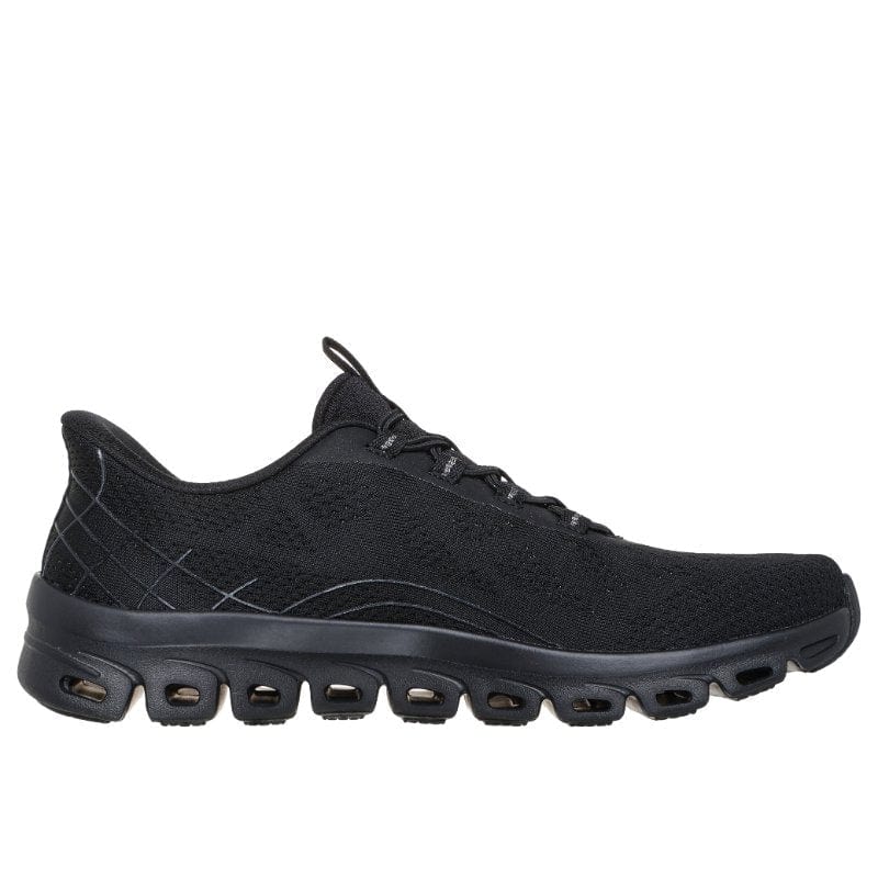 Skechers Womens Skechers Womens Black Slip-Ins Glide Step Elevate Fashion Trainer - 104750