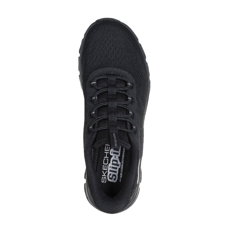 Skechers Womens Skechers Womens Black Slip-Ins Glide Step Elevate Fashion Trainer - 104750