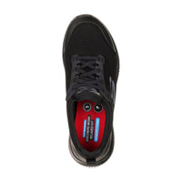 Skechers Womens Skechers Womens Black Work Slip Resistant Relaxed Fit Squad Fashion Trainer - 77222EC