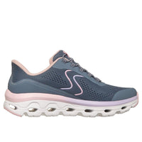 Skechers Womens Skechers Womens Blue Slip-ins Glide Step Sole Fashion Trainer - 180272