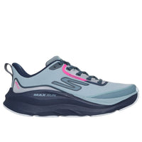 Skechers Womens Skechers Womens Blue Waterproof Max Cushioning Max Run Vorteza Fashion Trainer - 129203