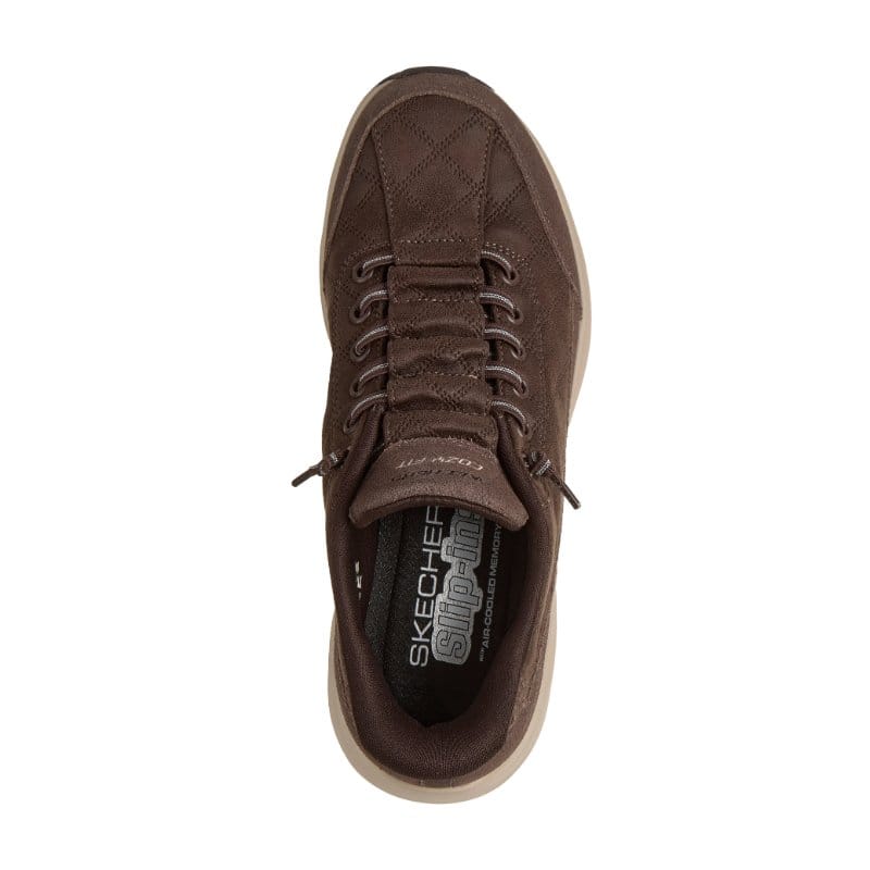 Skechers Womens Skechers Womens Brown Contour Foam Cozy Fit Natural Ease Fashion Trainer - 150507