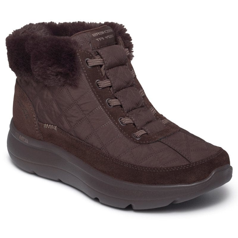 Skechers Womens Skechers Womens Brown On The Go Encore Cozy Fit Maisie Ankle Boot - 144844