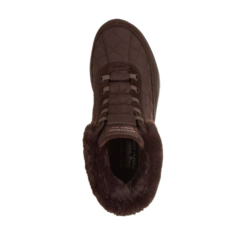 Skechers Womens Skechers Womens Brown On The Go Encore Cozy Fit Maisie Ankle Boot - 144844