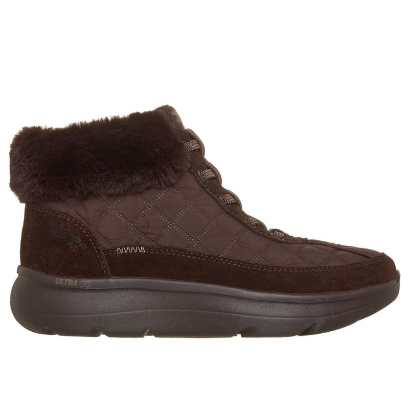 Skechers Womens Skechers Womens Brown On The Go Encore Cozy Fit Maisie Ankle Boot - 144844