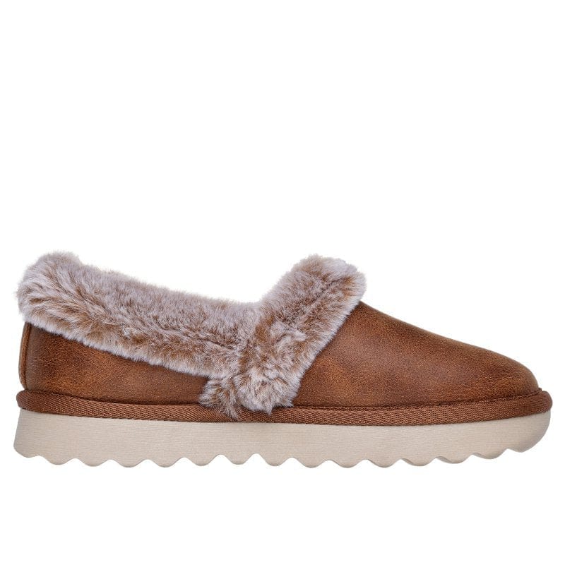 Skechers Womens Skechers Womens Brown Slip-On Cozy Up Shoes - 169027