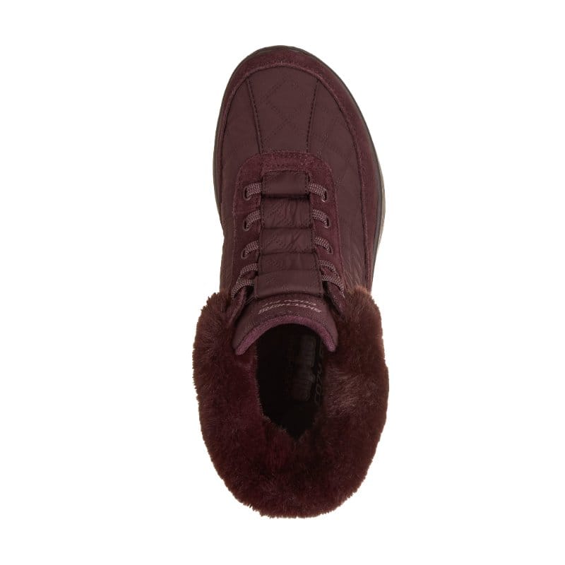 Skechers Womens Skechers Womens Burgundy On The Go Encore Cozy Fit Maisie Ankle Boot - 144844