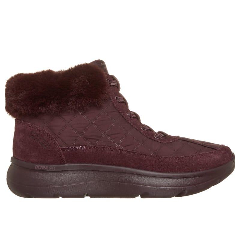Skechers Womens Skechers Womens Burgundy On The Go Encore Cozy Fit Maisie Ankle Boot - 144844