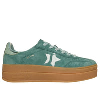Skechers Womens Skechers Womens Green Academy HI Elevated Essence Fashion Trainer - 185430