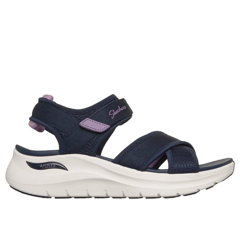 Skechers Womens Skechers Womens Navy Arch Fit 2.0 Flawless Choice Sandal - 164078