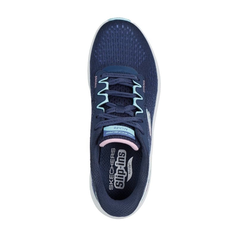 Skechers Womens Skechers Womens Navy Arch Fit 2.0 Fresh Space Fashion Trainer - 150333
