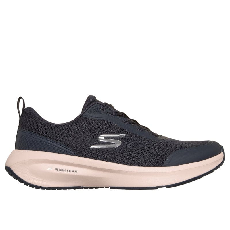 Skechers Womens Skechers Womens Navy Lace Up Plush Foam Fashion Trainer - 150572