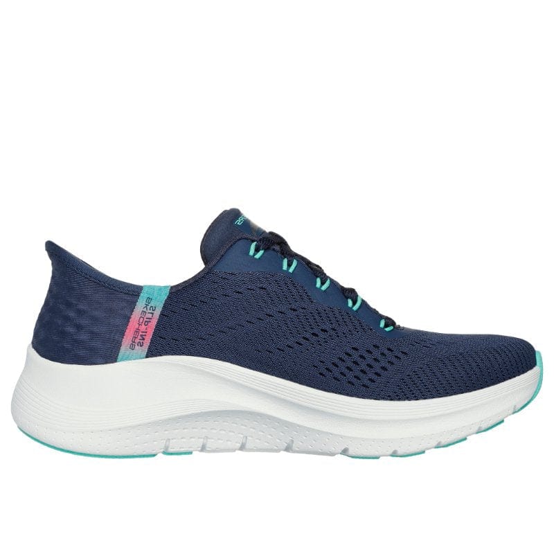 Skechers Womens Skechers Womens Navy Slip-Ins Arch Fit 2.0 Easy Chic Fashion Trainer - 150066