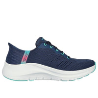 Skechers Womens Skechers Womens Navy Slip-Ins Arch Fit 2.0 Easy Chic Fashion Trainer - 150066