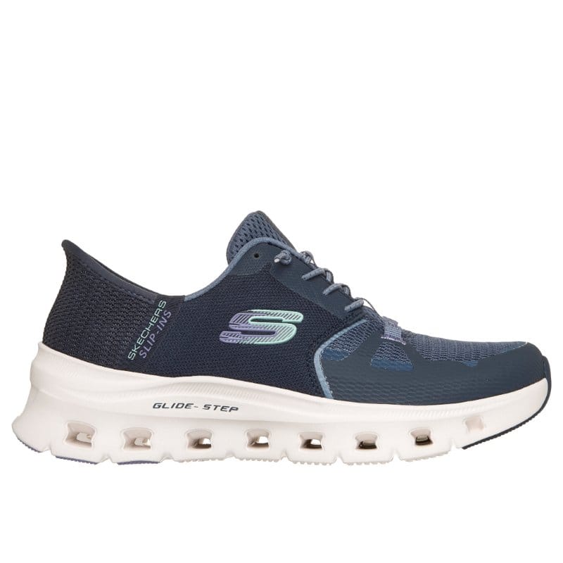 Skechers Womens Skechers Womens Navy Slip-ins Glide Step Pro Fashion Trainer - 150420