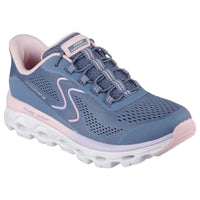 Skechers Womens Skechers Womens Pink Glide Step Sole Shoe 180272