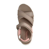Skechers Womens Skechers Womens Taupe Arch Fit 2.0 Flawless Choice Sandal - 164078