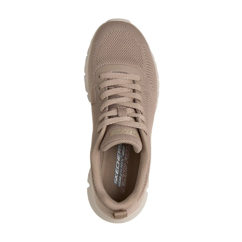 Skechers Womens Skechers Womens Taupe Bobs Sport B Lite Fashion Trainer - 117700