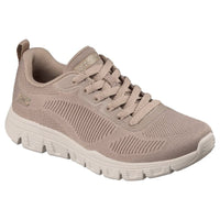 Skechers Womens Skechers Womens Taupe Bobs Sport B Lite Fashion Trainer - 117700