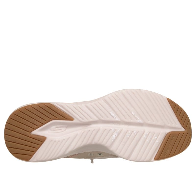 Skechers Womens Skechers Womens Taupe Slip-Ins Contour Foam Cozy Fit Fashion Trainer - 150404
