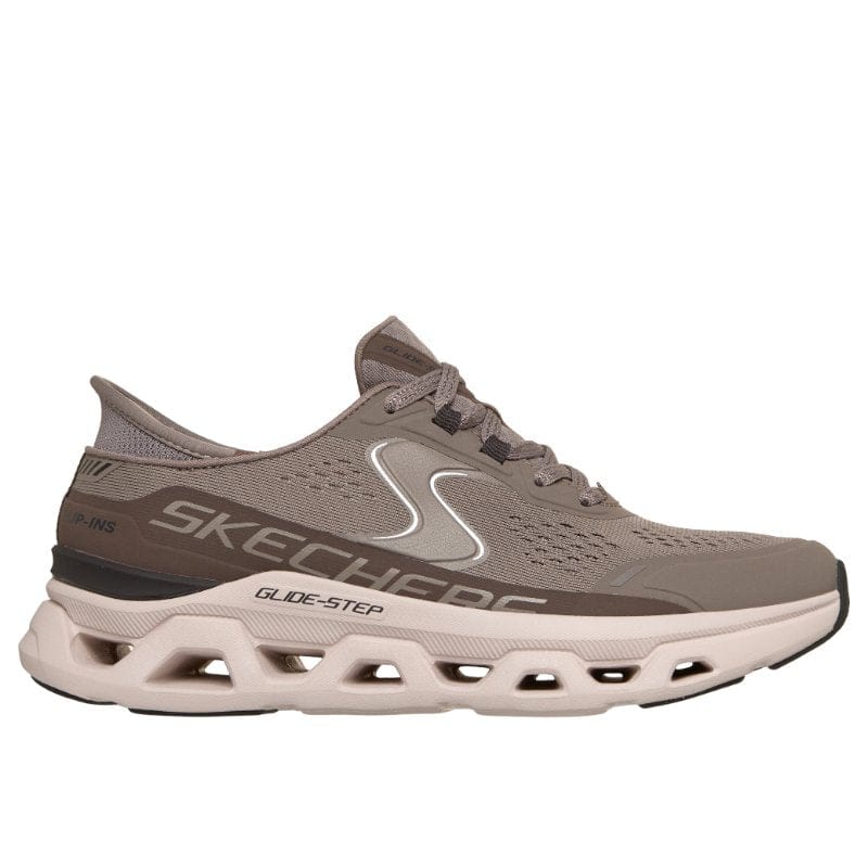 Skechers Womens Skechers Womens Taupe Slip-ins Glide Step Altus Fashion Trainer - 150510