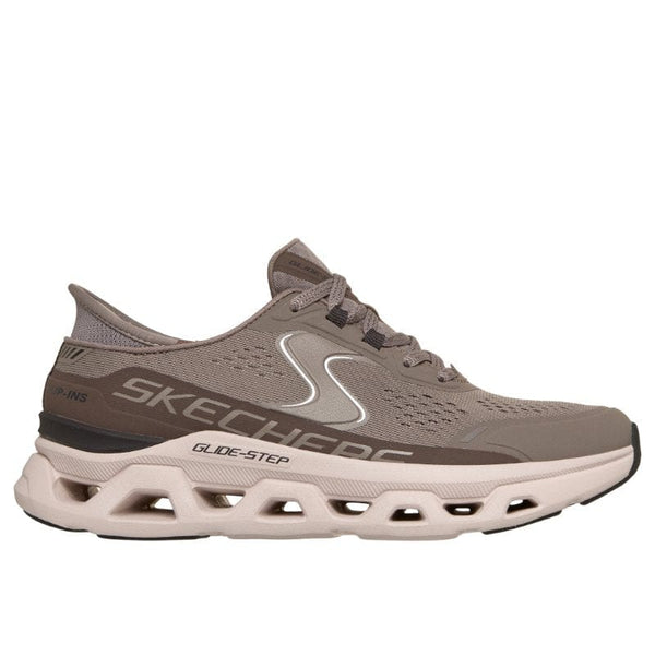 Skechers Womens Skechers Womens Taupe Slip-ins Glide Step Altus Fashion Trainer - 150510
