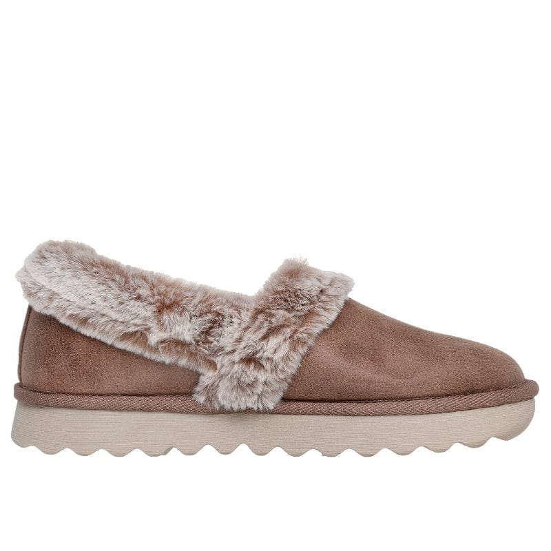 Skechers Womens Skechers Womens Taupe Slip-On Cozy Up Shoes - 169027