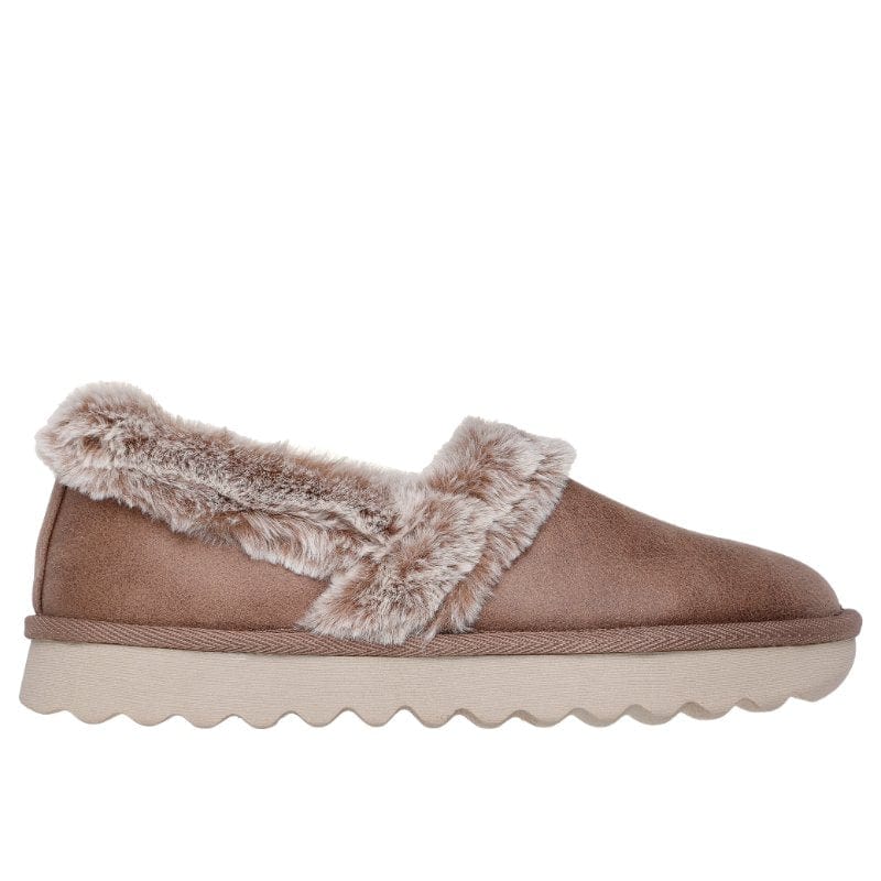 Skechers Womens Skechers Womens Taupe Slip-On Cozy Up Shoes - 169027