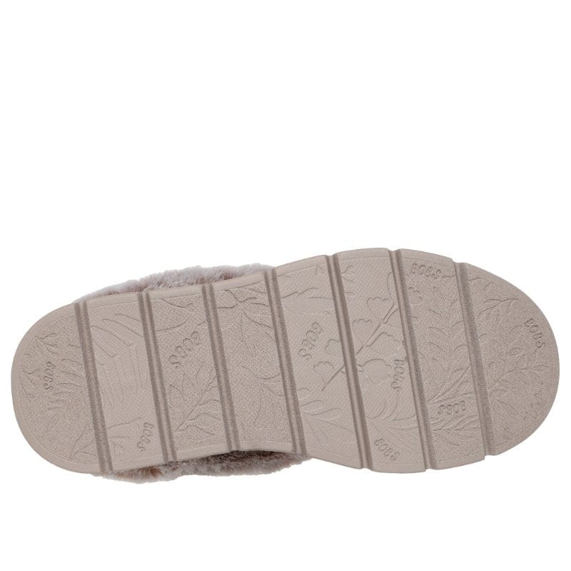 Skechers Womens Skechers Womens Taupe Slip-On Keepsakes Lite Cozy Blend Shoes 114762