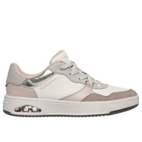 Skechers Womens Skechers Womens Taupe Uno Subtle Shimmer Fashion Trainer - 177815