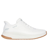 Skechers Womens Skechers Womens White Bobs Squad 4 Staple Look Shoe 117624