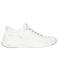 Skechers Womens Skechers Womens White Contour Foam Cozy Fit Golden Hour Fashion Trainer - 150413