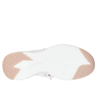 Skechers Womens Skechers Womens White Contour Foam Cozy Fit Golden Hour Fashion Trainer - 150413