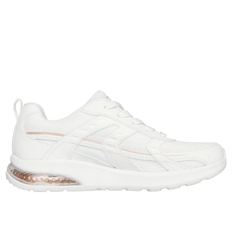 Skechers Womens Skechers Womens White Slip-Ins Воbsvision Air-tiered Fashion Trainer - 117648