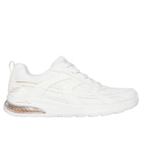 Skechers Womens Skechers Womens White Slip-Ins Воbsvision Air-tiered Fashion Trainer - 117648