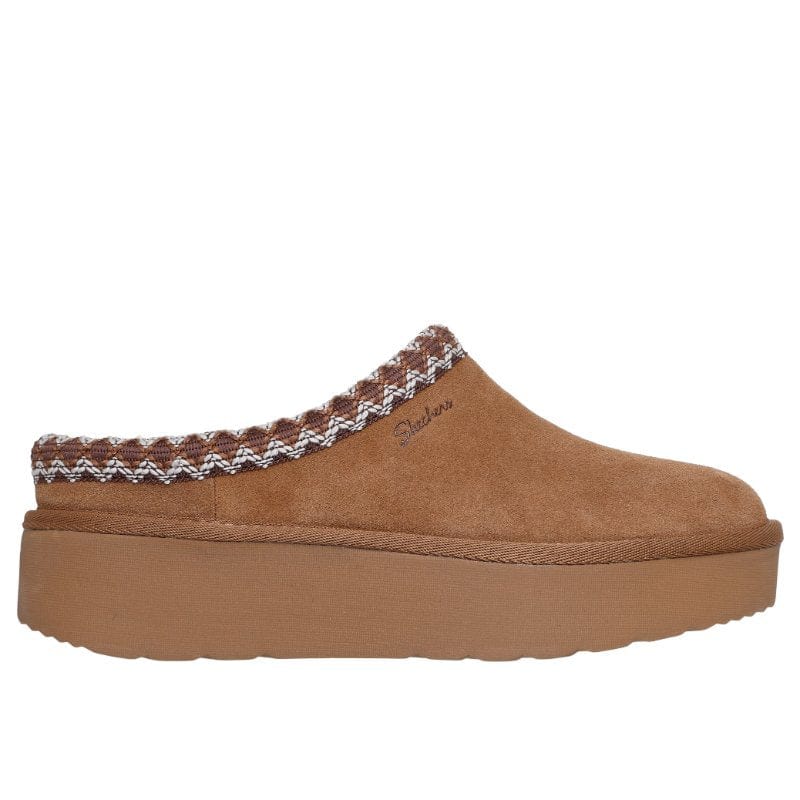 Skechers Womens Sketchers Womens Brown Slip-On Keep Cozy Ugg Boots - 169144