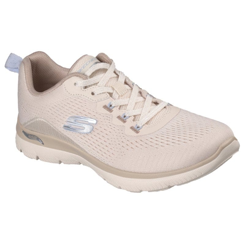 Skechers Womens TAUPE / 3UK Skechers Womens Taupe Arch Fit Summits Daily Flow Fashion Trainer - 150754
