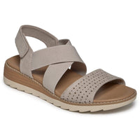 Skechers Womens TAUPE / 4UK Skechers Womens Taupe Arch Fit Oasis B Perf Sandal - 113890