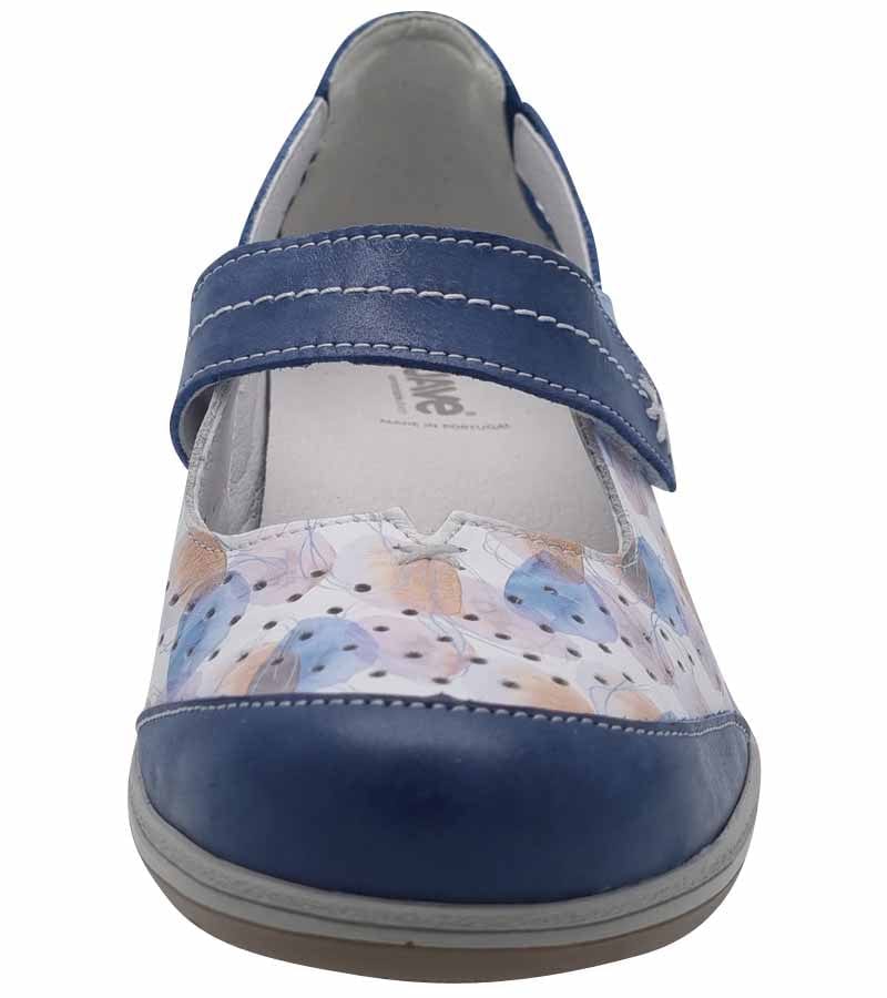 Suave Womens Suave Leather Velcro Floral Shoe - Mary Jane 6030-63