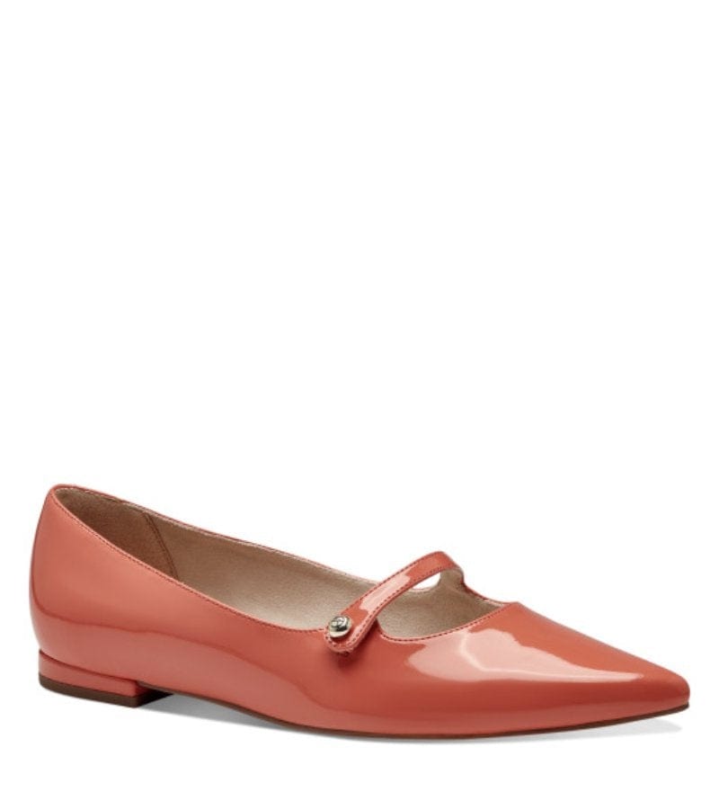Tamaris Womens 4UK / ORANGE Tamaris Womens Orange Ballerina Flat Shoes - 1-22101-42