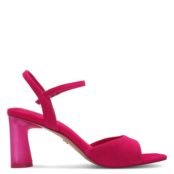 Tamaris Womens BLACK / 3UK Tamaris Womens Pink High-Heel Sandal 1-28340-44