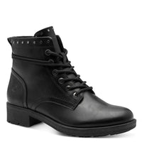 Tamaris Womens BLACK / 4UK Tamaris Womens Black Lace Up Ankle Boots 1-25133-45