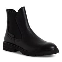 Tamaris Womens BLACK / 4UK Tamaris Womens Black Side Zip High Ankle Boots 1-25422-45